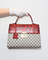 Padlock GG Supreme Top Handle Bag, front view